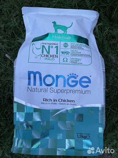 Корм для кошек monge