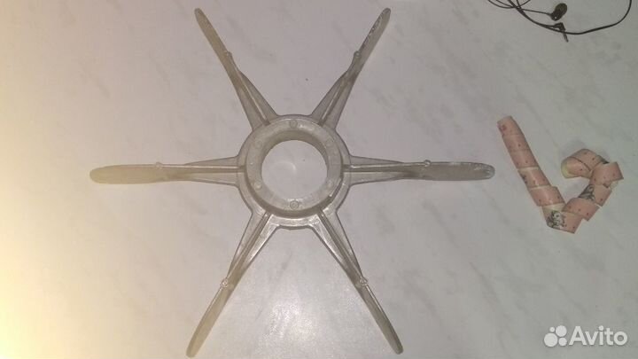 Вентилятор электродвигателя, новый. Внешний диамет