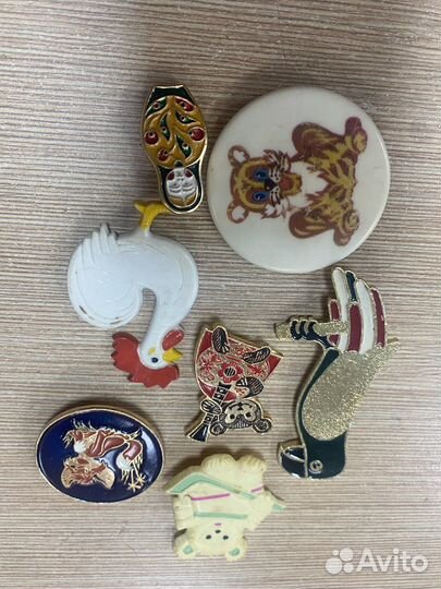 Значки СССР 6 штук набор