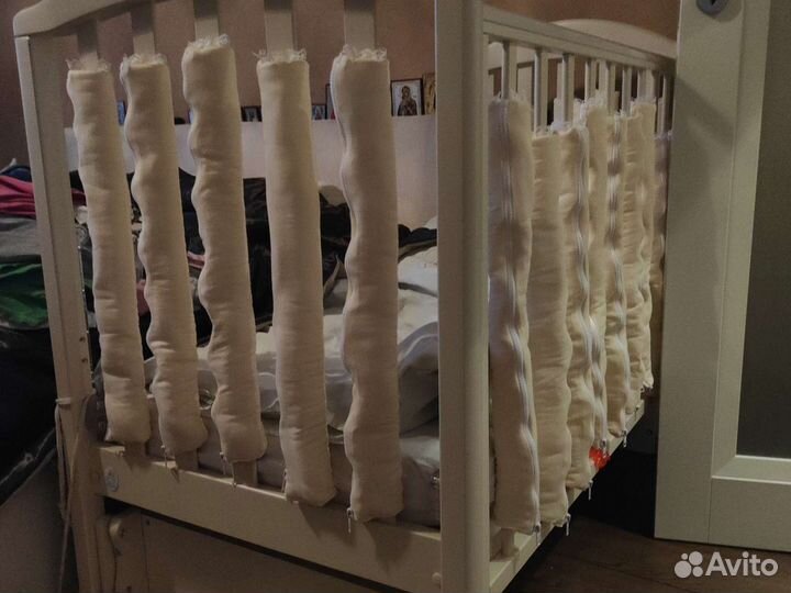 Фенс-бампер в кроватку