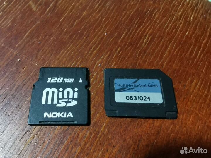 Карта памяти M2, Rs-mmc, MemoryStickPro, miniSD