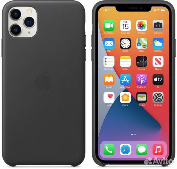 Чехол кожаный Apple для iPhone 11 Pro Max
