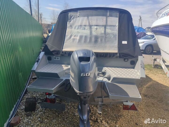 Лодка Волжанка 46 Fish + Yamaha 60 + прицеп