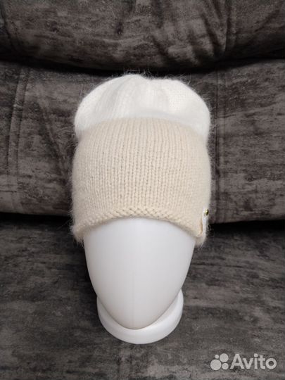 Шапка женская вязаная ручной работы