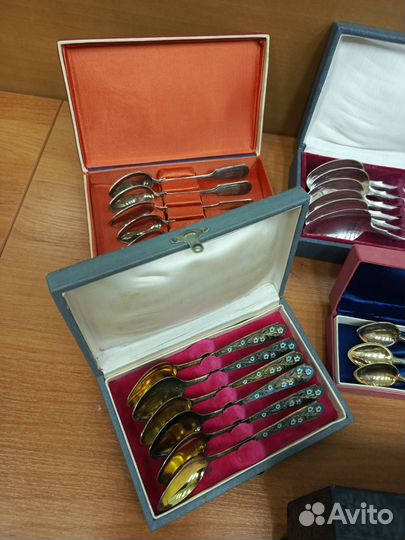 Серебряные наборы ложек