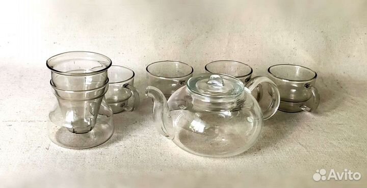 Набор из термостойкого стекла на 3 персоны