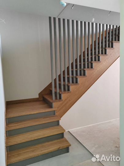 Изготовление лестниц на металлокаркасе