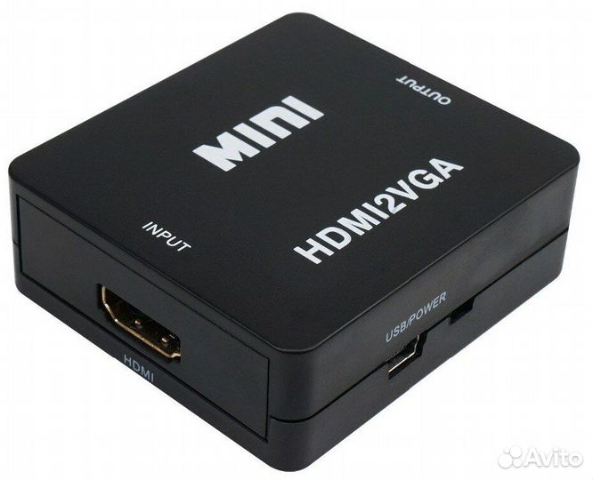 Цифровой конвертер hdmi to VGA с питанием