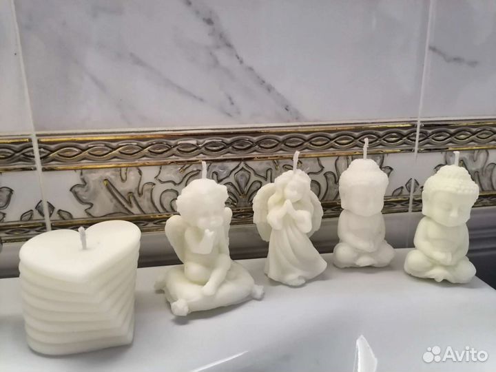 Свечи ручной работы из соевого воска