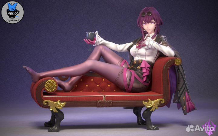 Кафка Хонкай Фигурка Kafka Honkai