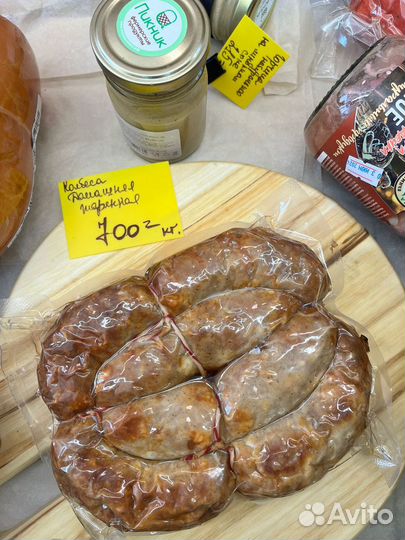 Колбаса домашняя жареная