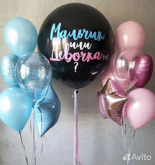 Гендерный шар / Воздушные шары на определение пола