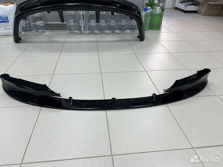 Сплитер М Perfomance bmw f30 черный глянец