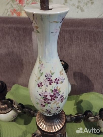 Винтажная люстра ссср.Фарфор