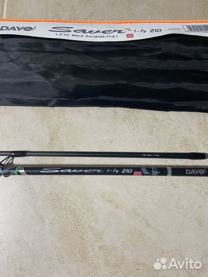 Спиннинг Dayo saver 2.10 тест 1-7 гр