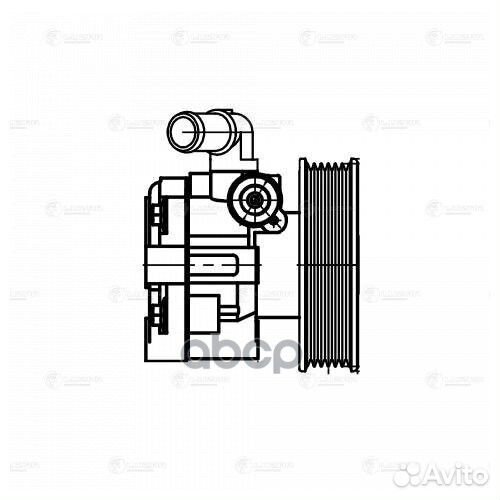 Насос гур chevrolet cruze (09) 1.6I LPS 0505