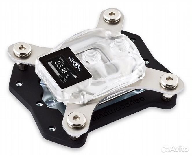 Водоблок процессорный next с vision AM5/AM4 акрил