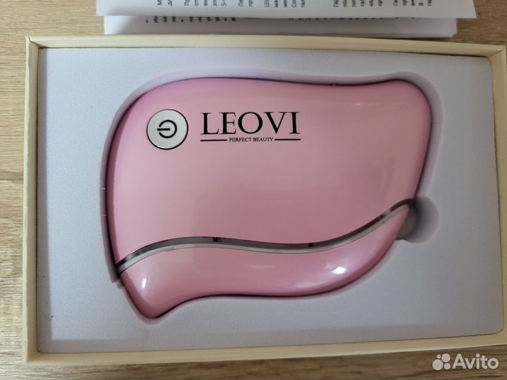 Микротоковый массажер для лица leovi EMS-lift