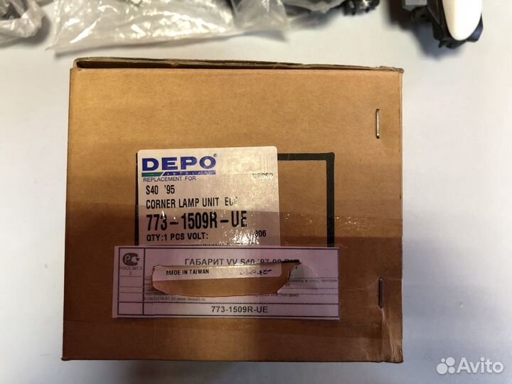 Указатель поворота правый Volvo S40 V40