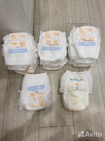 Подгузники детские XL