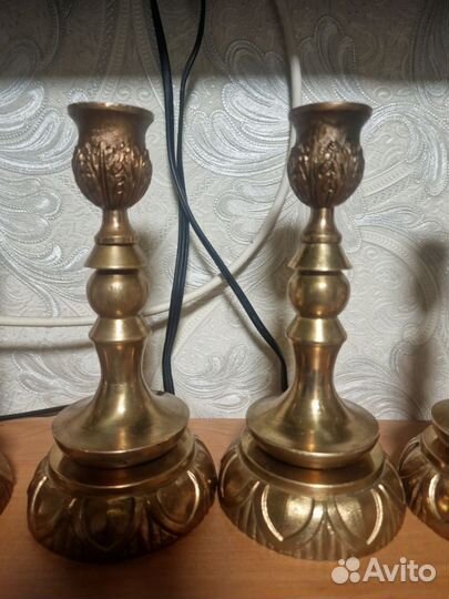 Подсвечник латунь бронза