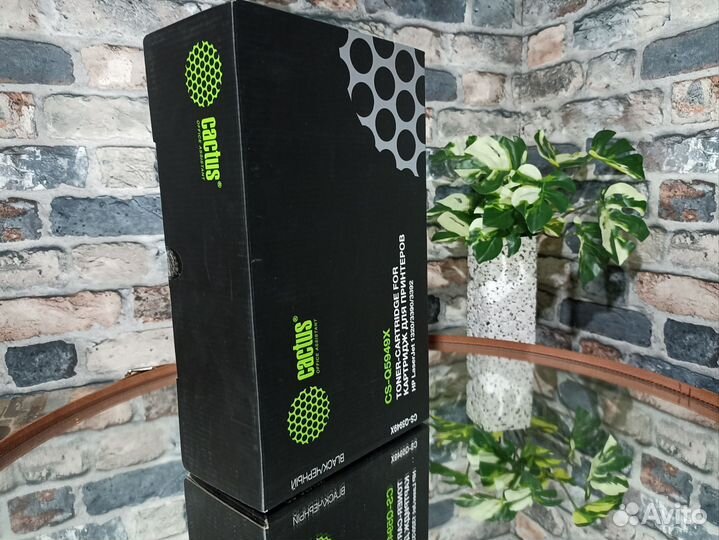 Коробка от картриджа коробка чёрная