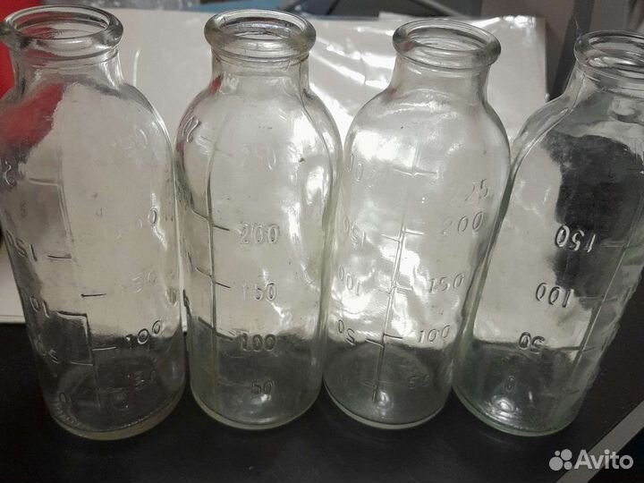 Бутылочки для молочной кухни 4 шт