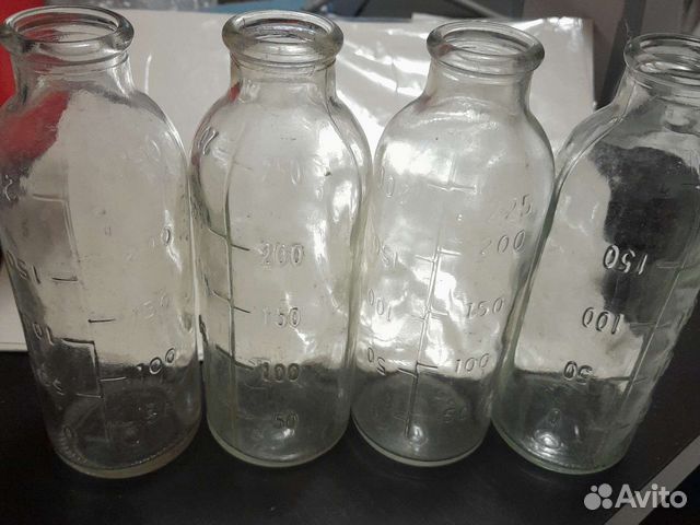 Бутылочки для молочной кухни 4 шт