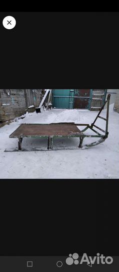 Сани для снегохода