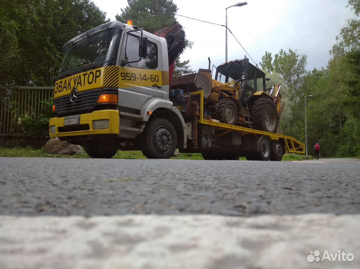 Эвакуатор грузовой - трал, перевозка спецтехники