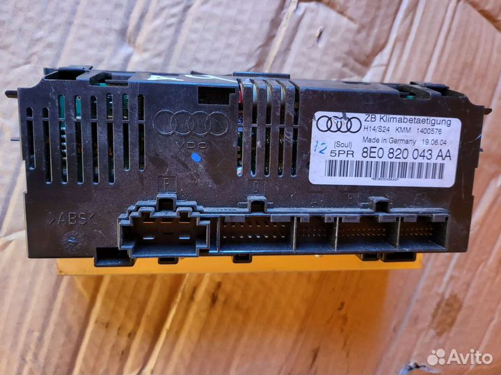 Блок управления климат контроля Audi A4 B6