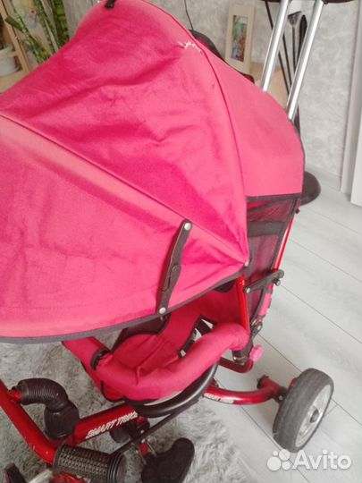 Велосипед коляска с ручкой