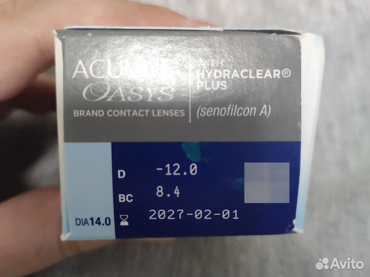 Линзы контактные acuvue oasys двухнедельные