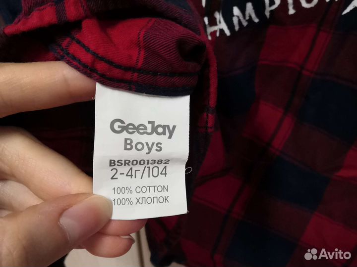 Рубашка на мальчика 104 р-р