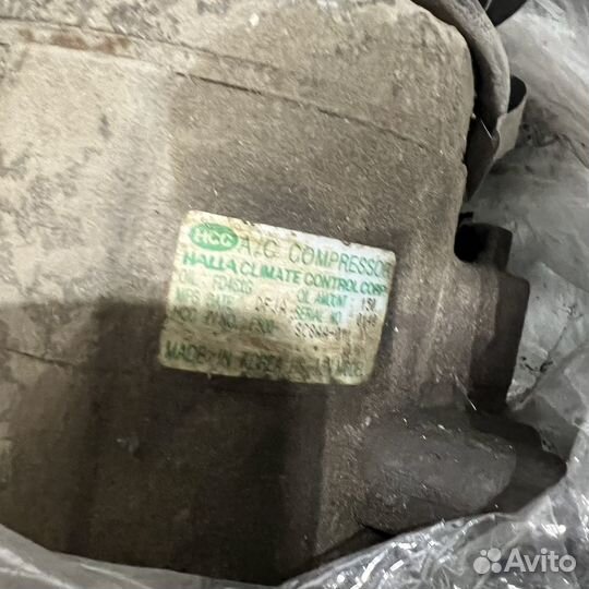 Компрессор кондиционера Лада приора halla