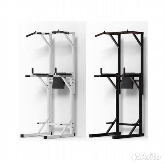 Турник брусья пресс напольный до 200 кг чёрный