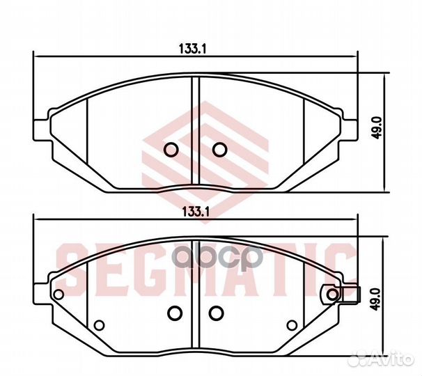 Колодка торм диск пер chevrolet spark 1.0 2010