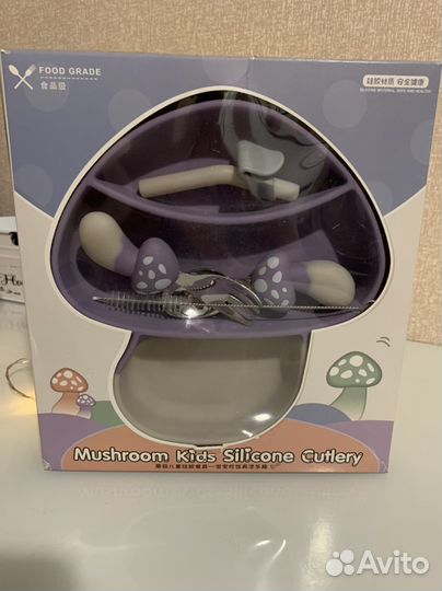 Секционная тарелка на присоске/набор посуды