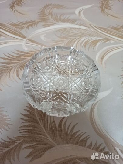 Хрустальная пепельница времён СССР