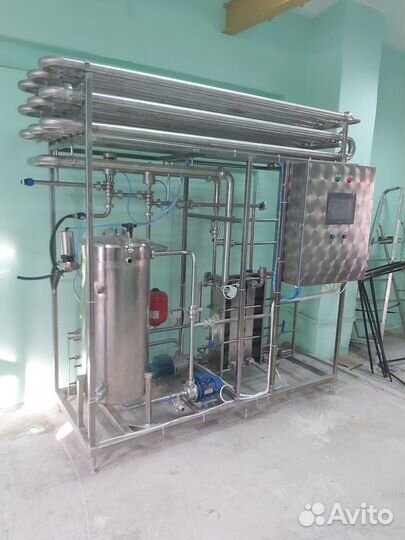 Пастеризатор-охладитель для пищевых жидкостей