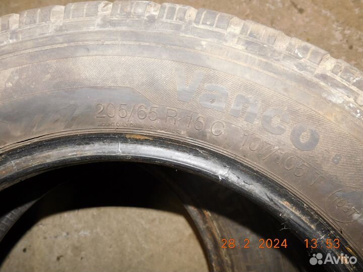 Continental Vanco 205/65 R16C