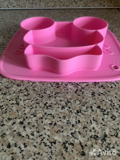 Силиконовая тарелка детская