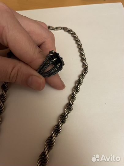 Серебряный браслет мужской