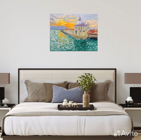 Картина маслом на холсте Венеция