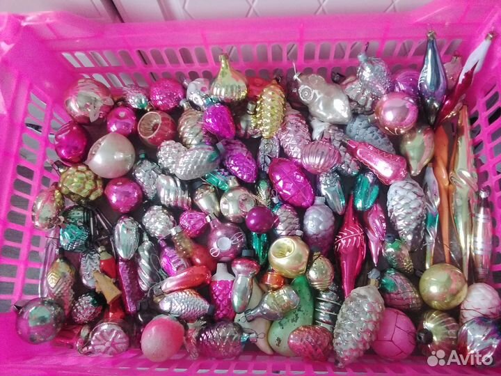 Елочные игрушки СССР