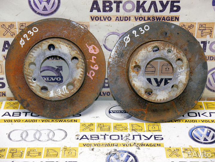 Диски тормозные задние к-т 2 шт. Фолькваген Поло 5