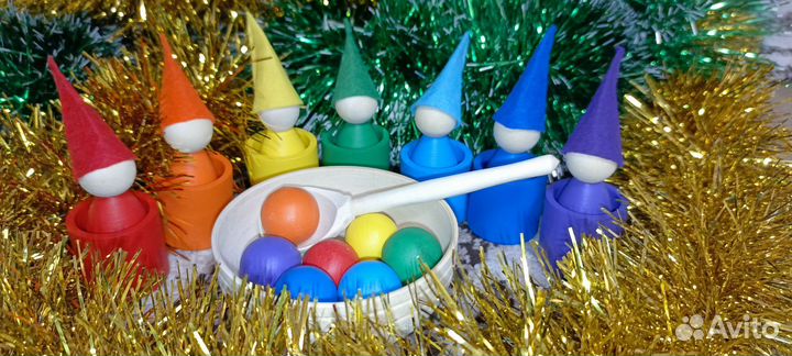 Детский развивающий сортер Монтессори