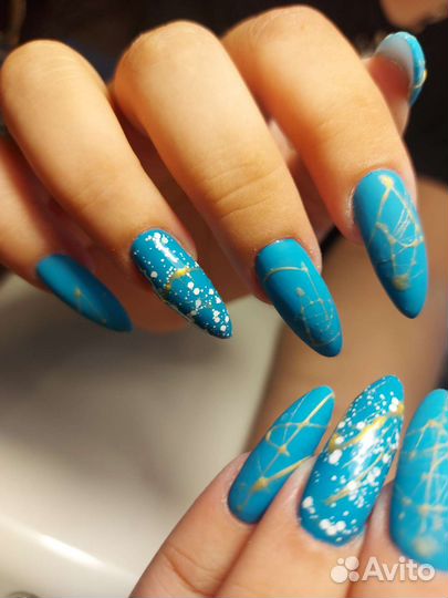 Наращивание ногтей, маникюр, укрепление