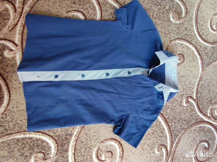 Рубашка школьная для мальчика 128 134