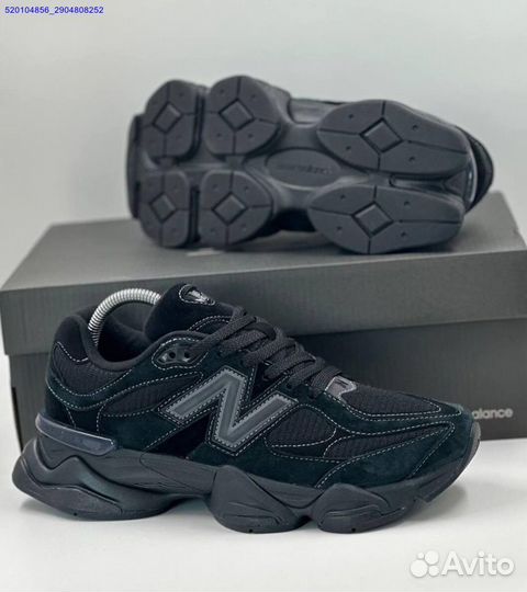 Мужские Кроссовки New Balance 9060 Black (Арт.5363